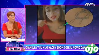 Gianella Ydoña se tatúa en el pecho el nombre de su novio que está en la cárcel | VIDEO