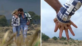 Gabriel Soto e Irina Baeva comparten romántico clip para mostrar su anillo de compromiso | VIDEO