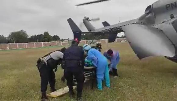 La Libertad: Heridos en paro agrario son trasladados en helicóptero de la PNP y alcalde de Virú exige presencia de Sagasti (Foto: Difusión)
