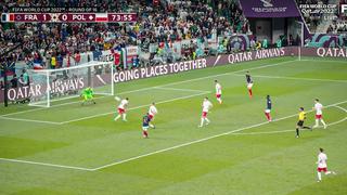 Francia sigue a paso firme: gol de Kylian Mbappé para el 2-0 sobre Polonia en el Mundial | VIDEO