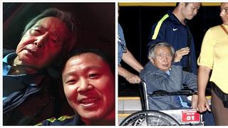 Kenji Fujimori publica video y foto con Alberto Fujimori tras dejar clínica 