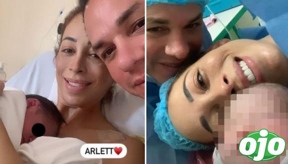 Olinda Castañeda anuncia el nacimiento de su bebita con su esposo Christian Marcial. Foto: (Instagram/@olinda0905).