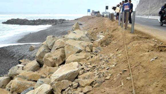 Marina de Guerra anuncia investigación tras rocas arrojadas en la Costa Verde