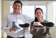 Zapatos hechos con llantas recicladas: la última creación de dos jóvenes emprendedores