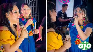 Hija de Dina Paucar conmueve a los fans cantando junto a su madre y anuncia canciones propias