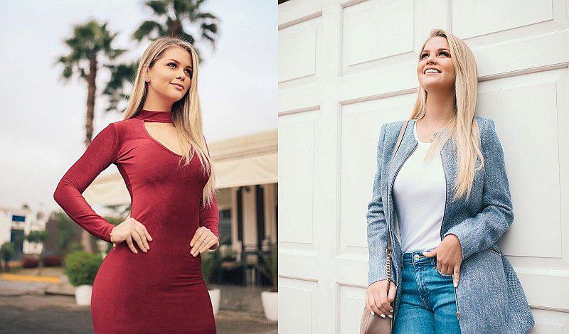 Brunella Horna da cátedra de cómo combinar varios look con zapatillas 