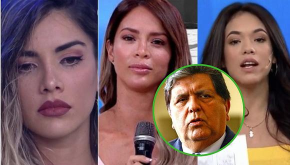 Korina Rivadeneira, Sheyla Rojas y Jazmín Pinedo consternadas por comentarios sobre muerte de Alan García 