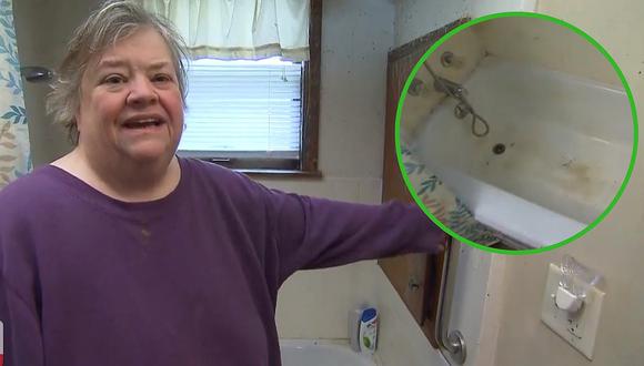 Mujer con obesidad se cae en su bañera y queda atrapada por 5 días (VIDEO)