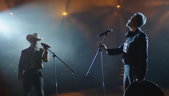 Alejandro Fernández y Christian Nodal unen sus voces nuevamente para presentar “Duele”. (Foto: Captura de video)