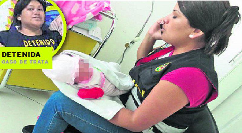 Bebé recién nacido es rescatado cuando su madre lo "vendía" por Internet