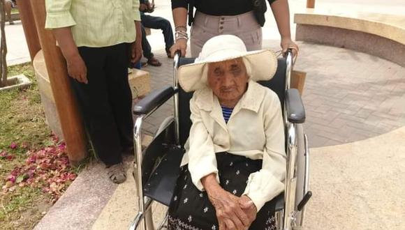 Ica: adulta mayor celebró sus 114 años de edad y es considerada la más longeva de la región (Foto difusión)