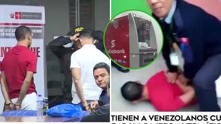 San Isidro: extranjeros intentaron robar en cajero pero son capturados en segundos (VIDEO)