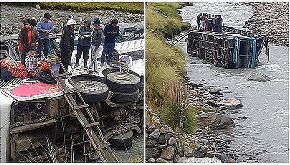 Cusco: Se eleva a 20 el número de fallecidos tras despiste de bus