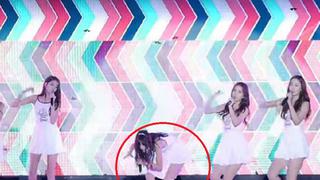 YouTube: Grupo de K-Pop pasa mal momento sobre el escenario [VIDEO]