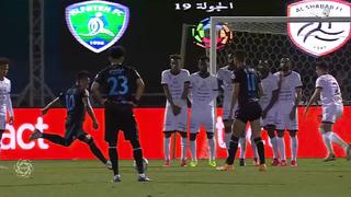 Christian Cueva: un gran remate de tiro libre para anotar su primer gol con Al Fateh | VIDEO