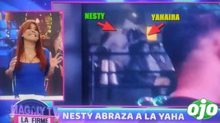 Yahaira Plasencia es captada bien abrazada con Nesty | VIDEO