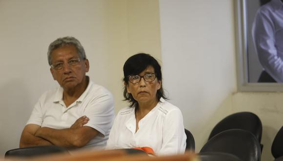 Padres de Solsiret Rodríguez en una audiencia realizada en la Corte Superior de Justicia del Callao. (Fotos: Piko Tamashiro / GEC)