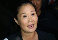Keiko Fujimori descarta participar en las elecciones parlamentarias 2020