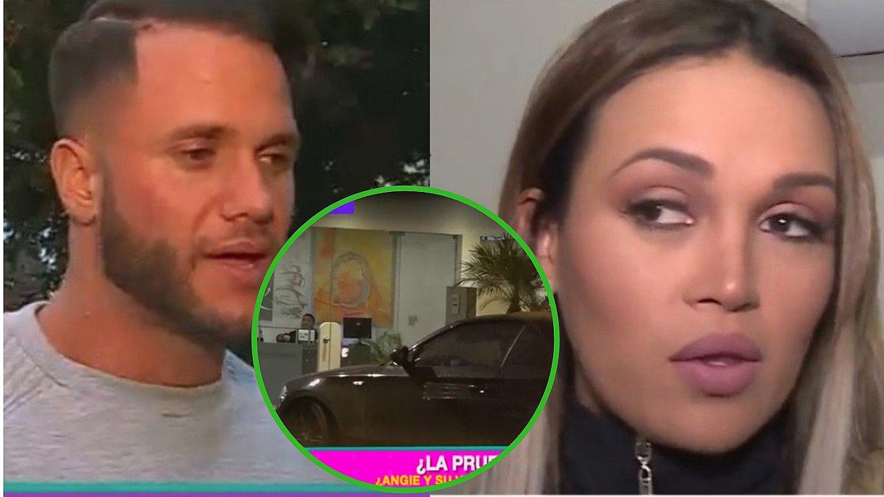 El nuevo 'ampay' de Angie Arizaga: su visita nocturna al departamento de Fabio Agostini│ VÍDEO