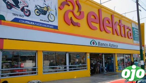 Elektra anuncia el cierre de todas sus tiendas en Perú. Foto: (redes sociales).