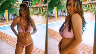 Claudia Ramírez muestra su pancita de embarazada tras dar linda noticia | VIDEO