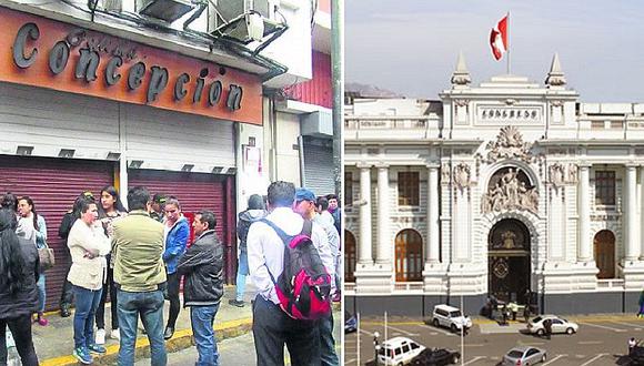 Cercado de Lima: se disfrazan de obreros y roban a una cuadra del Congreso