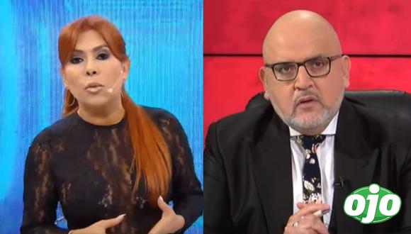 El periodista agradeció que Magaly Medina por pronunciarse sobre el atentado terrorista en contra de la población civil en el VRAEM. Fotos y videos: ATV | Willax TV
