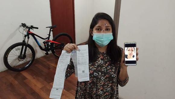 Ciclista denuncia que quedó con el rostro desfigurado por accidente en ciclovía