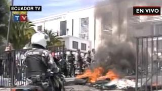 Protesta policial paraliza Ecuador