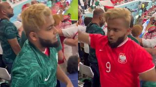 Hincha de Arabia Saudita se volvió fanático de Polonia durante el partido 