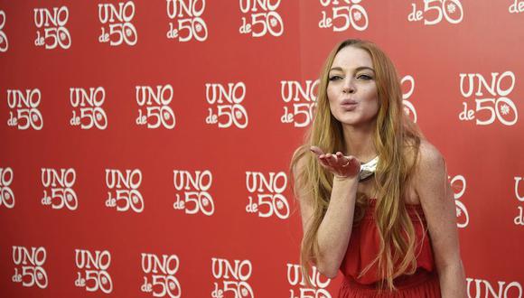 ¡Lindsay Lohan y su look nada chic en Madrid! [FOTOS]