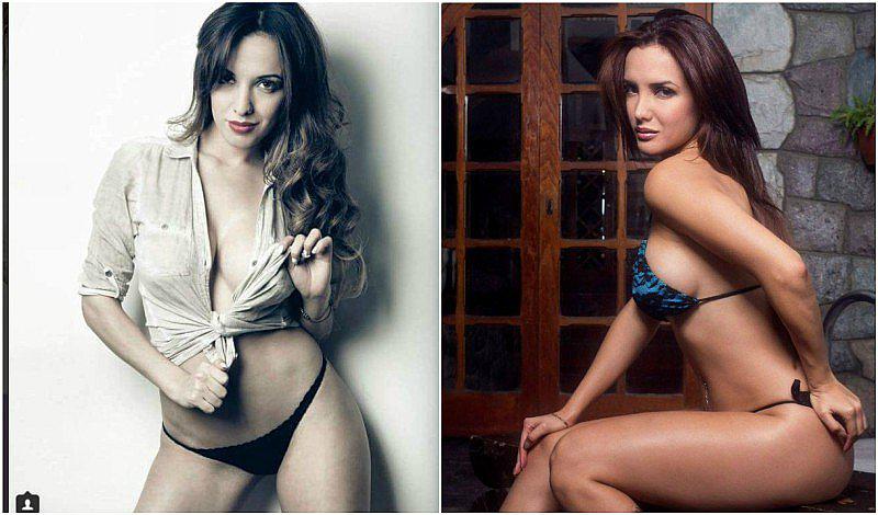 Rosángela Espinoza posa con traje de Saya Caporal pero su derriere roba miradas