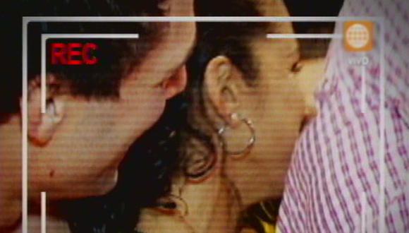 Así fue el beso de Kina Malpartida con Miguel Arce [VIDEO] 
