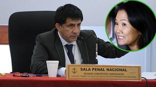 Poder Judicial lamenta separación de Richard Concepción Carhuancho del caso Keiko Fujimori