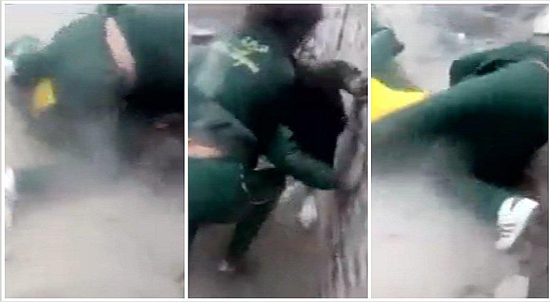 Chincha: escolares protagonizan feroz pelea a puño limpio afuera de colegio (VIDEO)
