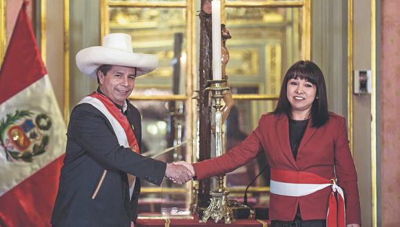 Mirtha Vásquez juramentó como nueva presidenta del Consejo de Ministros. (GEC)
