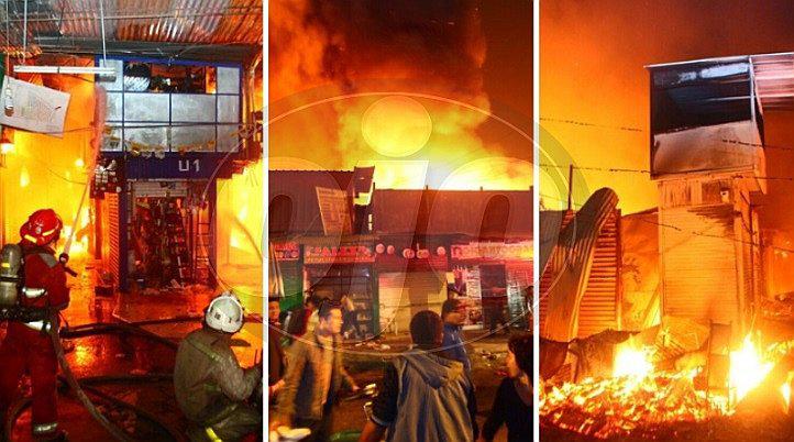 Incendio consume mercado 'Monumental' de Puente Piedra (FOTOS y VIDEOS)