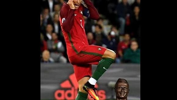 Cristiano Ronaldo develó su estatua y todos quedaron en shock con el resultado (VIDEO)