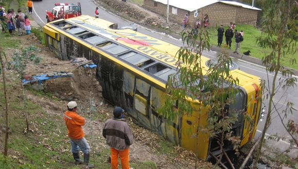 Despiste deja dos muertos y 37 heridos en Ayacucho 