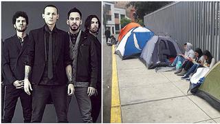 Linkin Park se presenta en 10 días y fanáticos ya acampan en el Estadio Nacional (VIDEO)