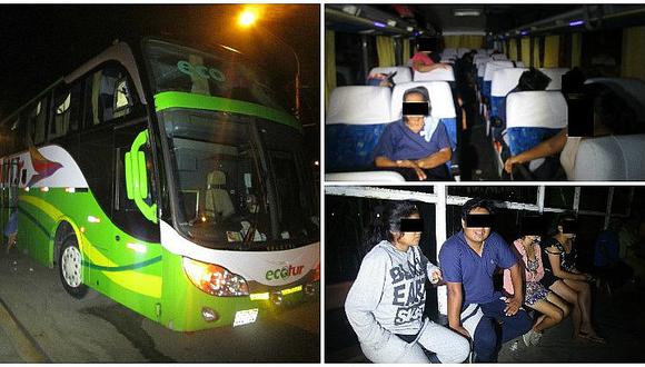 Delincuentes asaltan a pasajeros de bus que partieron de Lima a Trujillo (FOTOS)