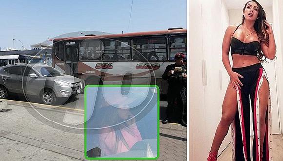 ​Dorita Orbegoso arma escándalo en la calle al negarse a bajar de su auto y ser detenida (FOTOS)