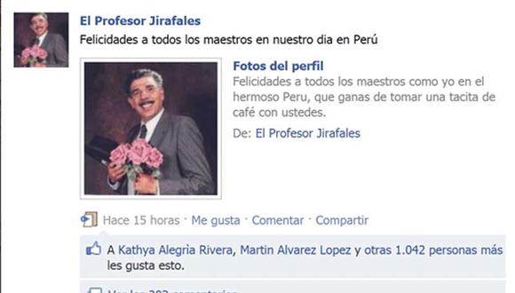 "Profesor Jirafales" saluda a los maestros peruanos en su día
