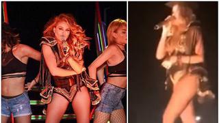 Paulina Rubio se cae del escenario en pleno concierto y fans hacen esto (VIDEO)