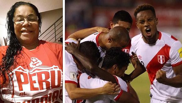 Eva Ayllón agradece a futbolistas de particular manera tras partido Perú vs. Argentina (FOTOS)