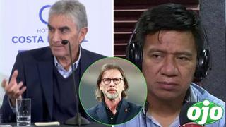Juan Carlos Oblitas y Silvio Valencia se ‘pelearon’ durante conferencia de prensa: “No te exasperes”