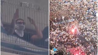 Champions League: fanáticos alemanes hacen saludo nazi durante un partido en Francia | VIDEO