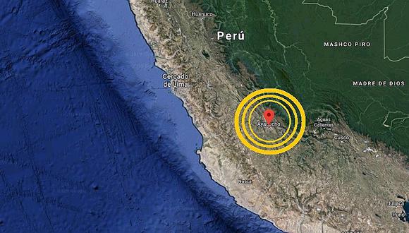 Sismo de magnitud 5.3 remeció Ayacucho esta mañana y se sintió en Lima
