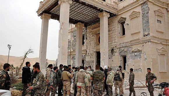 Van al rescate de las ruinas de Palmira tras el paso del Estado Islámico