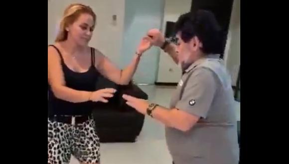 Gianinna Maradona, hija del 'Pelusa', habló sobre el video protagonizado por su padre que se viralizó en redes sociales.